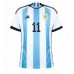 Argentiina Angel Di Maria #11 Kopio Koti Pelipaita MM-kisat 2022 Lyhyet Hihat